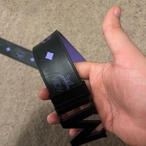 Mcm black purple belt